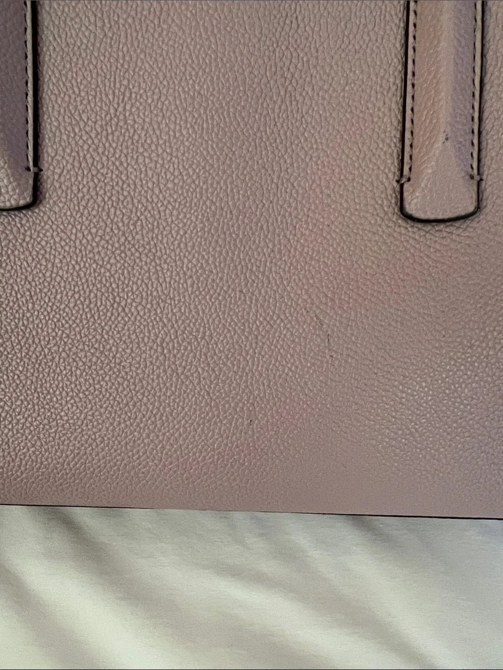 kate spade Dusty Pink Leather Satchel with Gold-Tone Hardware